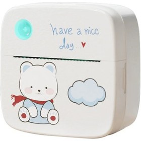 Resim Tcherchı Mini Cep Taşınabilir Termal Yazıcı Fotoğraf Yazıcısı 