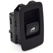 Resim CRN Bmw E87 1 Serisi Tekli Cam Dügmesi Anahtari Siyah 2004--2010 523070260 