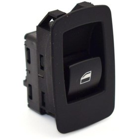 Resim CRN Bmw E87 1 Serisi Tekli Cam Dügmesi Anahtari Siyah 2004--2010 523070260 