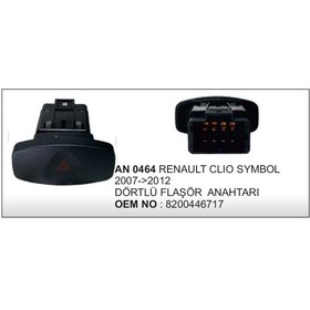 Resim Dortlu Flasor Anahtari Renault Symbol 07..12 504628897 