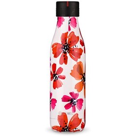 Resim Les Artistes Paris Isı Yalıtımlı Çelik Termos 500ml Petals Kırmızı 