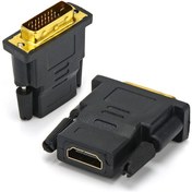 Resim 24+1 Dvı To Hdmı Çevirici Dvı Erkek Hdmı Dişi Aparat (551254891) 
