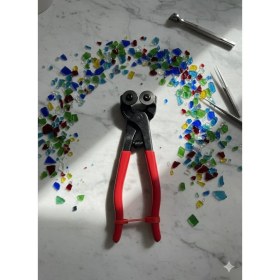 Resim Mozaik Kesme Pensesi, Çift Diskli Seramik ve Cam Kesme Aleti, Profesyonel Mozaik Kesici 