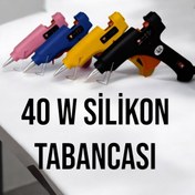 Resim CocoVia Anahtar Korumalı 40w Sıcak Silikon Tabancası 1 Adet 