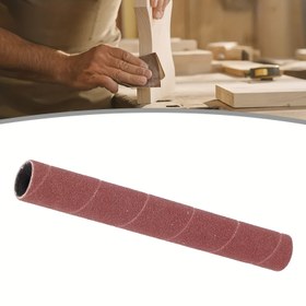 Resim Oscilasyonlu Zımpara için 1 adet Alüminyum Oksit Zımparalama Kılıfı - 80/120/240 Tane, 4.5 "(115 mm) Uzunlukta, Metal, Ahşap ve Plastik Parlatma için Kırmızı-Kahverengi Aşındırıcı Yüzey - Piyasadaki Çoğu Osilasyonlu Zımparaya Uyar 