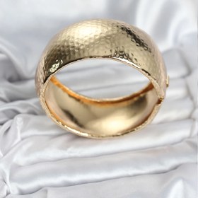 Resim Nova Bazaar Pirinç Gold Renk Bombeli Vintage Kadın Bileklik Çok Renkli 