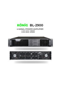 Resim König B–2900 2400 W 4 Kanal Power Amfi 