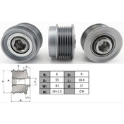Resim Alternatör Kasnak Rulmanlı 6-kanal Toyota Uyumlu Aurıs/avensis/corolla-j N11.4235 