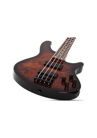 Resim Schecter C-4 Standard Bas Gitar Tobacco Burl 