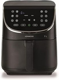 Resim Kenwood Airfryer XXXL Siyah HFP80.000BK - 7 Litre Geniş Hazne Kapasitesi, 1700 Watt, Dijital Dokunmatik Ekran, 12 Farklı Programlama, 200 Dereceye Çıkabilen Sıcaklık Ayarı, Meyve Kurutma Fonksiyonu 