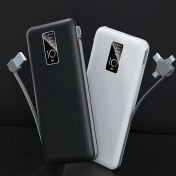 Resim Zore Pw-05 Hızlı Şarj LED Göstergeli Micro Lightning Type-C Kablolu Taşınabilir Powerbank 10000MAH 