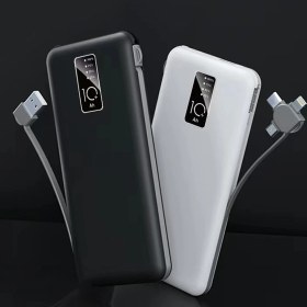 Resim Zore Pw-05 Hızlı Şarj LED Göstergeli Micro Lightning Type-C Kablolu Taşınabilir Powerbank 10000MAH 