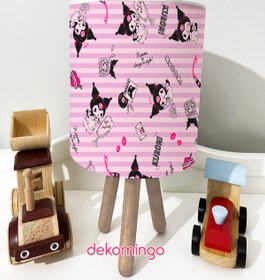 Resim dekomingo ÇİZGİLİ PEMBE KUROMİLER BEBEK VE ÇOCUK ODASI 