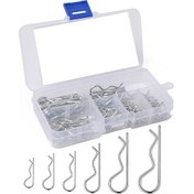 Resim Teltree 100 Adet Çelik Galvanizli Açık Pim Seti R Tipi/b Tipi - Farklı Boyutlar - Depolama Kutusu İçerir 