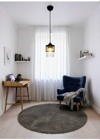 Resim Vianna Siyah Tekli Sarkıt Şeffaf 