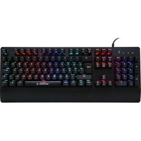 Resim Rampage RMK-GX9 PULSAR RGB Aydınlatmalı Kırmızı Switch Mekanik Oyuncu Klavye 