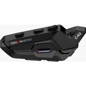 Resim Crown Micro C40 Bluetooth Intercom Kulaklık Seti 