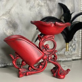 Resim Vintage Style Wine Bottle Holder, Elegant Baroque Style Wine Rack, Sophisticated Wine Rack, Artistic Wine Rack Sculpture, Wine Rack Statue - Object-19 