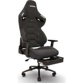 Resim Warrior Kratos Oyuncu Koltuğu - Antrasit Kumaş - Jet Black - Ayak Uzatmalı Profesyonel Bilgisayar Sandalyesi - 1574b1110 