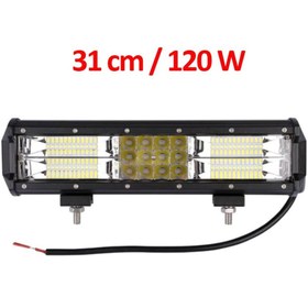 Resim Techmaster 180w 60 Combo Led Delici&yayıcı Off Road Lambası Projektör 31cm 