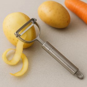 Resim Delixa Suwors Paslanmaz Çelik Sebze Soyucu – Y Tip Profesyonel Patates Havuç Kabak Soyacağı, Ergonomik Tutm 