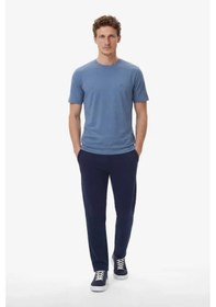 Resim Nautica Erkek Mavi Regular Fit T-shirt-14605 