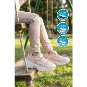 Resim Marco Kids Pembe Fileli Hafif Esnek Kız Çocuk Ayakkabı 26Y1615 P 
