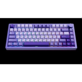 Resim Philips Evnia Spk8618uprh Hotswap Makrolu 3 Modlu Metal Gaming Oyuncu Klavyesi Mor 