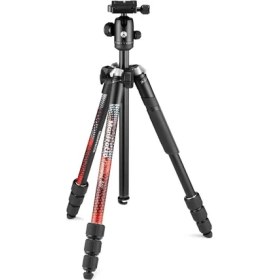 Resim Manfrotto MKELMII4RD-BH Red Tripod 