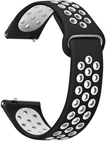 Resim Microsonic Xiaomi Redmi Watch 5 Active Rainbow Gently Band Kordon Siyah Beyaz [Redmi Watch 5 Active ile Uyumlu Kordon - Siyah - Beyaz] 