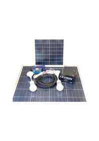 Resim 10 Watt Güneş Paneli Aydınlatma Paketi Solar Paket 