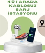 Resim 360 Döner Bağlantı Noktalı Kaymaz Taban Akıllı Şarj Teknolojisiyle Donatılmış Geniş Uyumluluk 