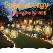 Resim Nikel Pil ile Güneş Enerjili Bahçe Işıklandırmaları, Sökülebilir Fotovoltaik, 8 Işık Modu, 60/150/240 LED Solar Firework Çubukları Bahçe, Çim, Parti Dekorasyonu için - 36V Maksimum Çalışma Voltajı ile Güneş Peri Işıklandırmaları 