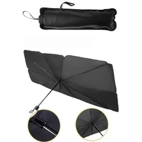 Resim Belirtilmemiş Güneş Önleyici Katlanabilir Oto Araba Güneşlik Şemsiye Tip Ön Cam 