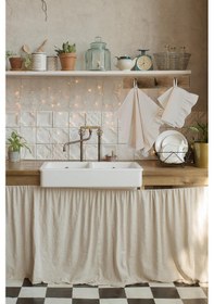 Resim Kurulama Bezi Fırfırlı Retro 2 Li Krem 