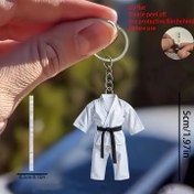 Resim 2D Düz, 2D Düz Taekwondo Siyah Kuşak Anahtarlık, Anneler Günü Babalar Günü Ramazan Akrilik Süsü, Araba Dikiz Aynası Dekoru, Yaratıcı İç Mekan Aksesuarları - Çanta ve Sırt Çantaları için Çok Fonksiyonlu Ev & Mutfak Dekorasyonu - Erkekler ve Kadınlar için Uygun, Yaratıcılık Dolu Tatil Hediyesi 