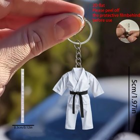 Resim 2D Düz, 2D Düz Taekwondo Siyah Kuşak Anahtarlık, Anneler Günü Babalar Günü Ramazan Akrilik Süsü, Araba Dikiz Aynası Dekoru, Yaratıcı İç Mekan Aksesuarları - Çanta ve Sırt Çantaları için Çok Fonksiyonlu Ev & Mutfak Dekorasyonu - Erkekler ve Kadınlar için Uygun, Yaratıcılık Dolu Tatil Hediyesi 