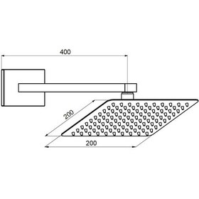 Resim Gpd Ankastre Kabin Duş Seti Pedra Siyah 