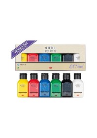 Resim Mini Şövale 25x35 2 Li Tuval Artdeco 6 Renk Akrilik Boya Başlangıç Seti Fırça Palet Ponpon Su Kabı Masaüstü Sanatsal 