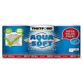 Resim Thetford Thetford Aqua Soft Tuvalet Kağıdı (6'lı) 