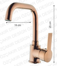 Resim özçakır New Bronz Lavabo Bataryası 