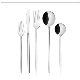 Resim Onon Mokka 6 Kişilik 30 Parça Çatal Kaşık Bıçak Takımı 