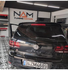 Resim Golf Yazısı Bagaj Arması Bagaj Yazısı Gri Siyah 