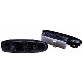 Resim Düğme Cam Açma Accent 00-02 Ayna Ayar Düğmesiz Gri Sol 