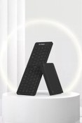 Resim Torima TK-08 Uyumlu Siyah Kablosuz Katlanabilir Şarjlı Taşınabilir Mini Bluetooth Klavye 
