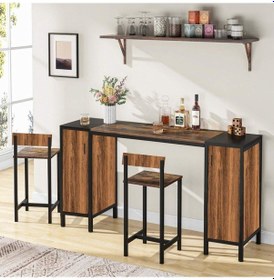 Resim Zizuva Tasarım Bar Masa Takımı 