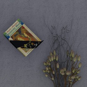 Resim Çiçek Desenli Dekoratif Kitap Rafı 