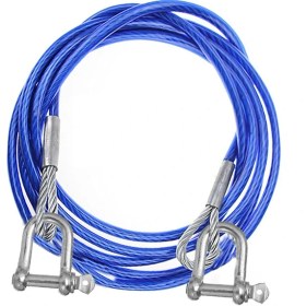Resim GD24 Oto Araç Çekme Halatı Çelik 7 Ton Çantalı Izoleli 4 Metre 