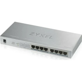 Resim Zyxel 8 Port Gigabit Unmanaged Switch | 8x PoE+ | 60 Watt [GS1008HP] 