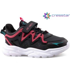 Resim Cresstar Reyber 05 Filet Cilt Siyah/Fuşya Spor Ayakkabı 